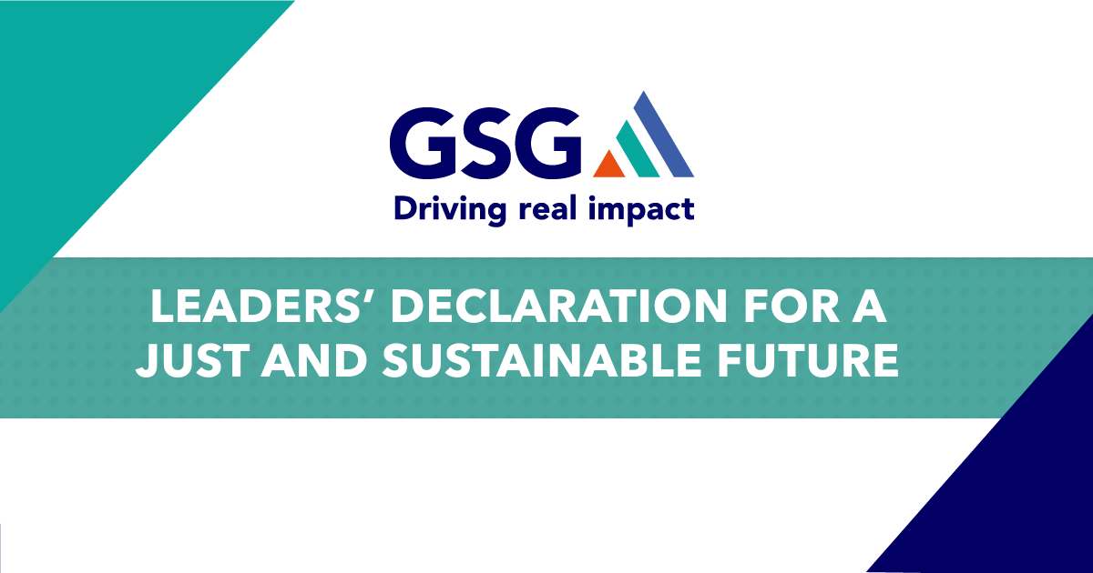 Declaración de líderes para un futuro justo y sostenible