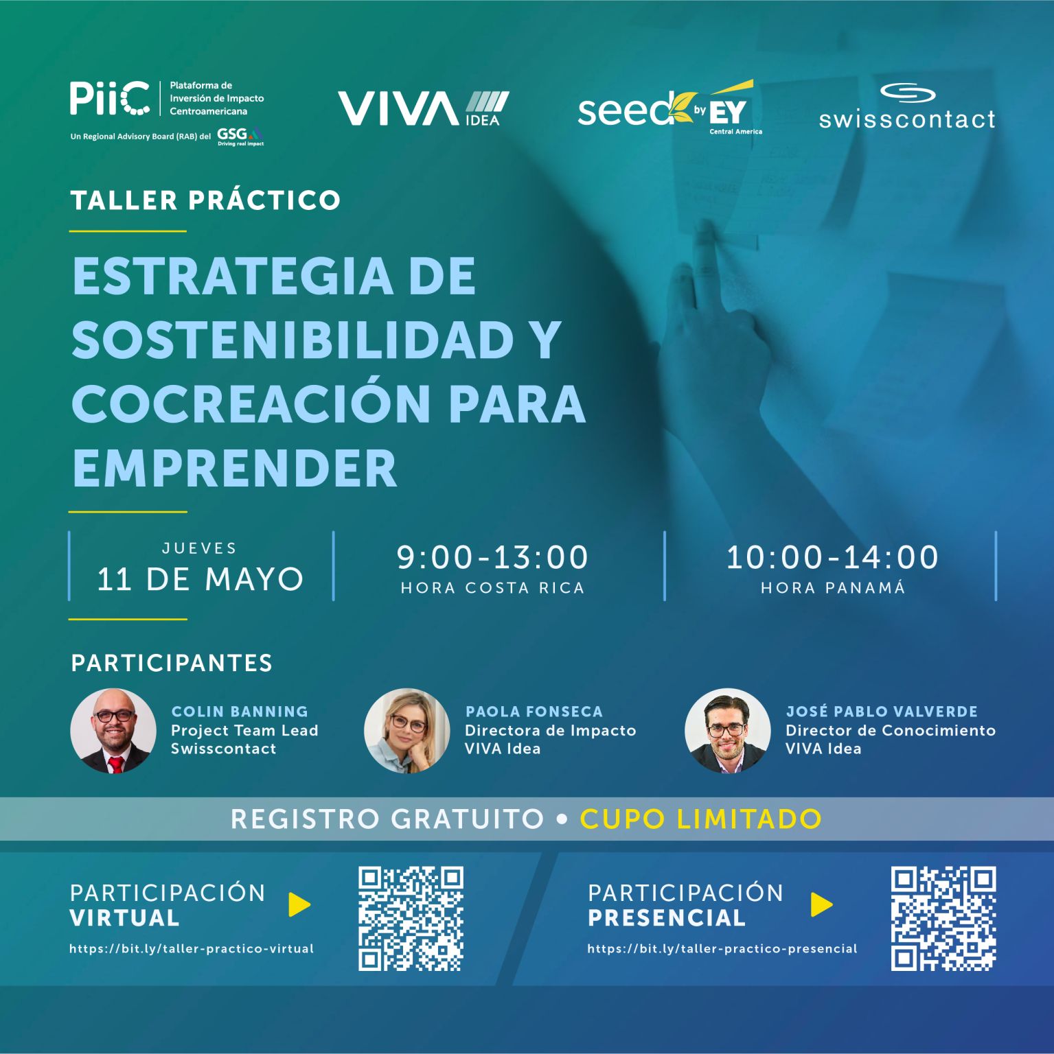 Taller práctico : Estrategia de sostenibilidad y cocreación para emprender