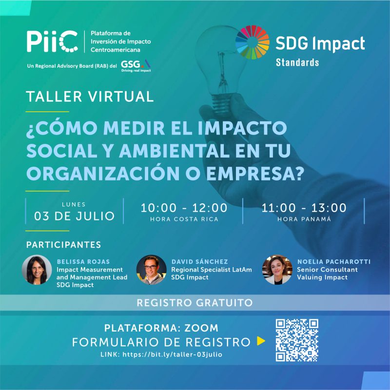 Taller virtual: ¿cómo medir el impacto ambiental y social en tu organización o empresa?